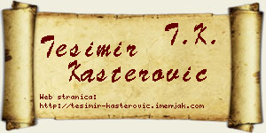Tešimir Kašterović vizit kartica